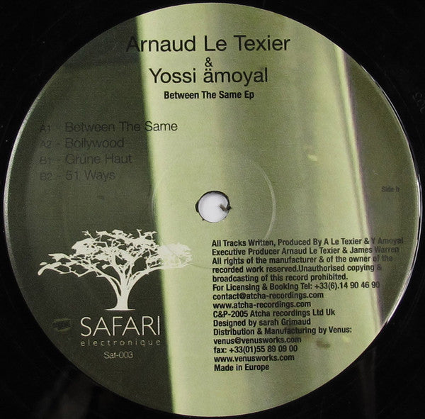 Arnaud Le Texier & Yossi Amoyal - Between The Same EP