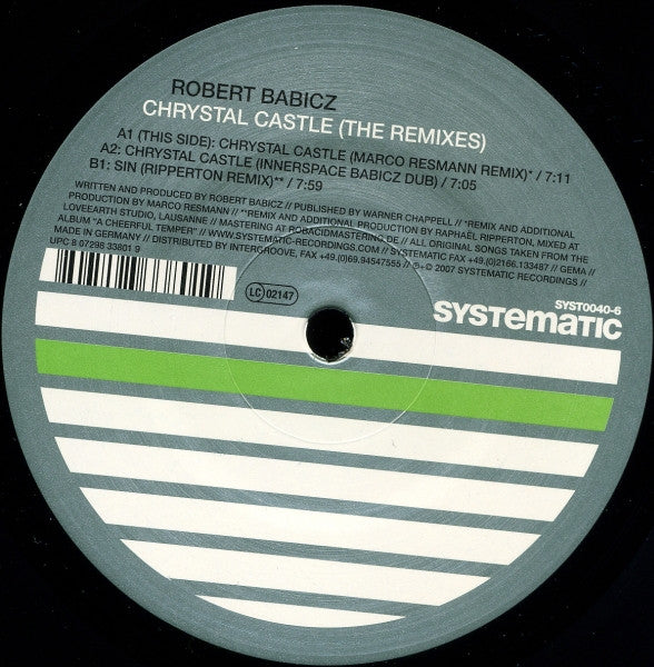Robert Babicz - Crystal Castle (The Remixes)