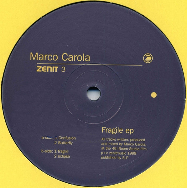 Marco Carola - Fragile EP