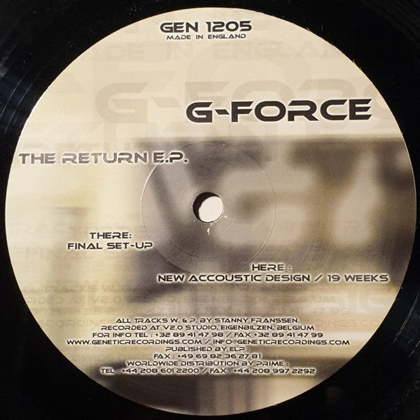 G-Force - The Return EP