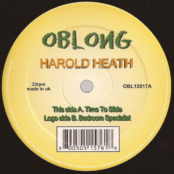 Harold Heath - Time To Slide