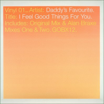 Daddy's Favourite - I Feel Good Things For You